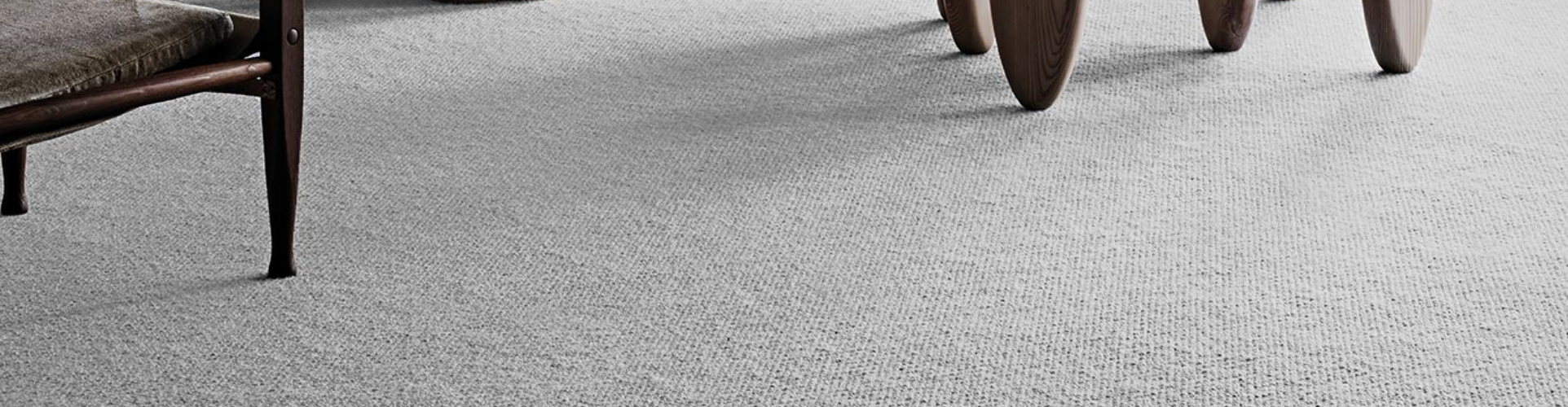 Grey carpet up close