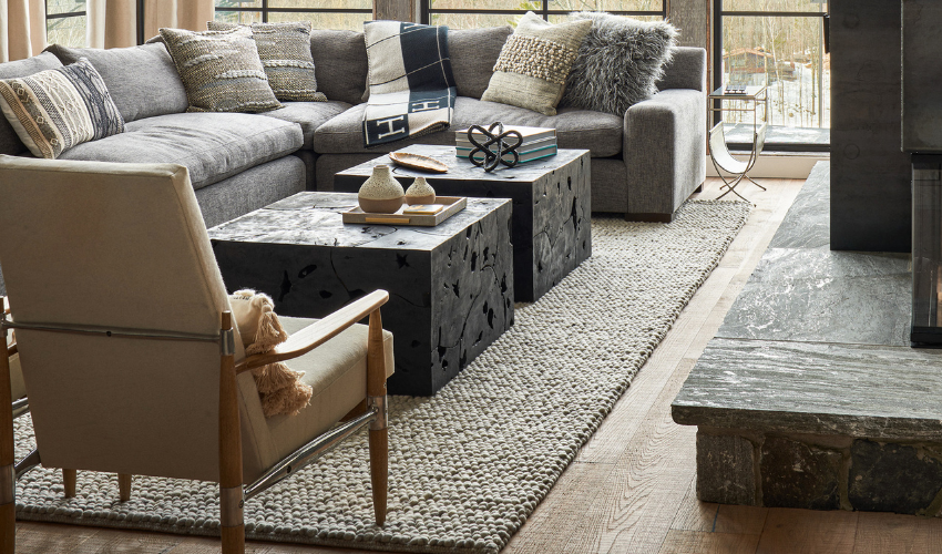 Upholstery and wool rug protection treatment in Sydney living room