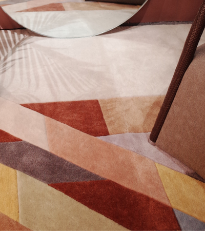 Designer rug close-up – professional cleaning for wool and silk fibres